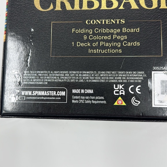 Cardinal Classics Solid Wood Cribbage Folding Gameboard - Picture 6 of 8